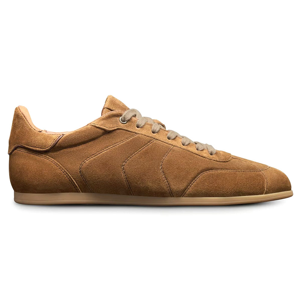 Allen Edmonds Aidan Suede Lace-Up Sneaker Cinnamon Brown (9750)