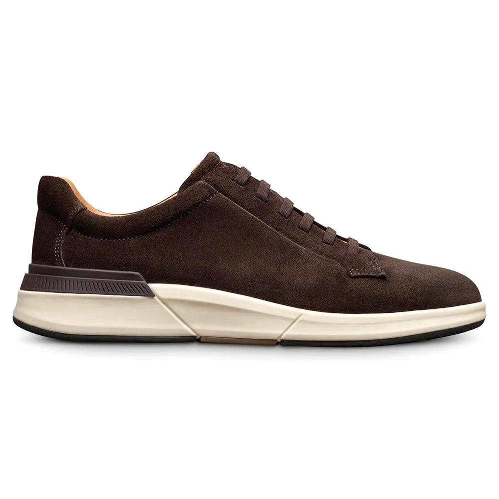 Allen Edmonds Glenn Suede Lace-Up Sneaker Bitter Chocolate (9584)