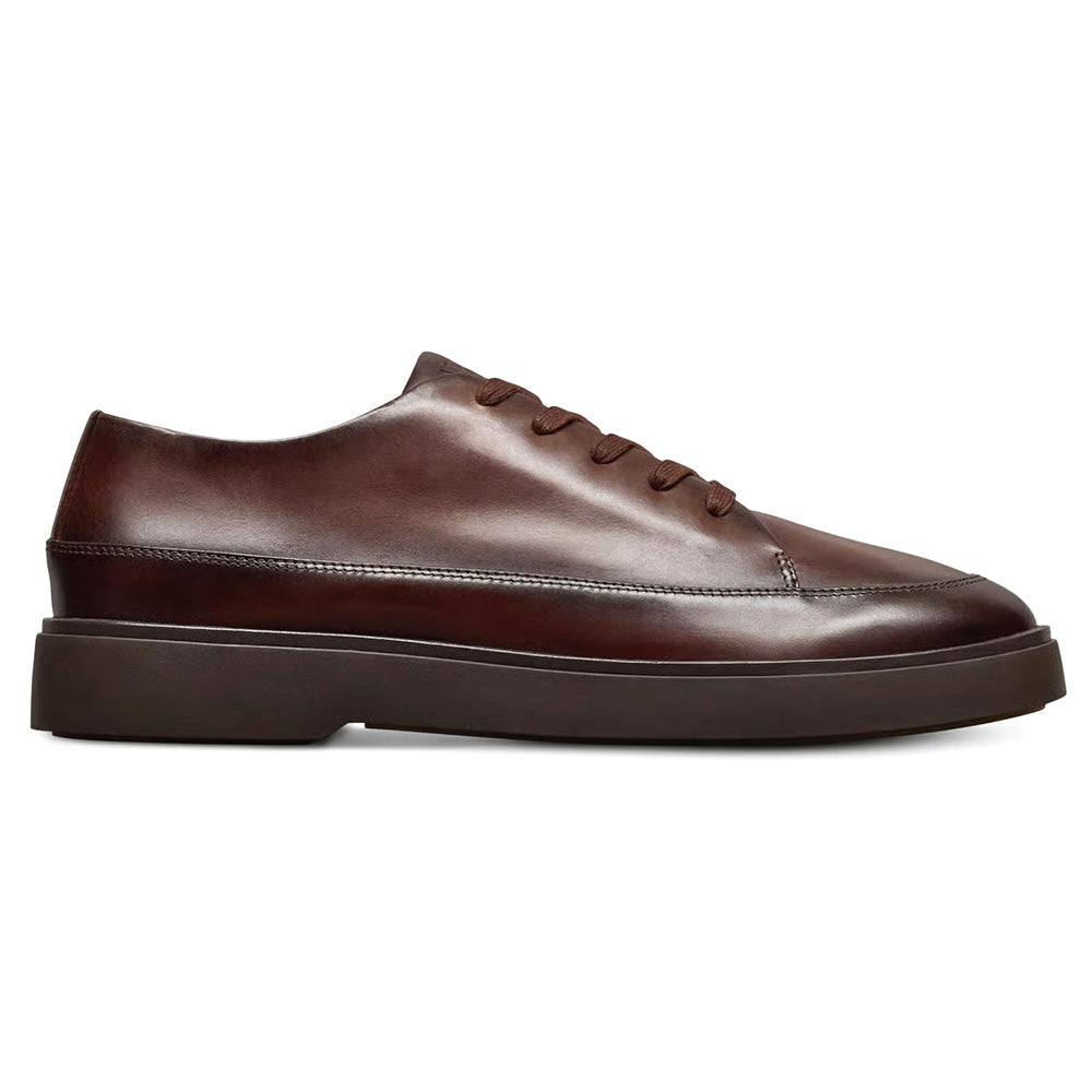 Allen Edmonds Julian Leather Lace-Up Derby Sneaker Porcino Brown (9587)