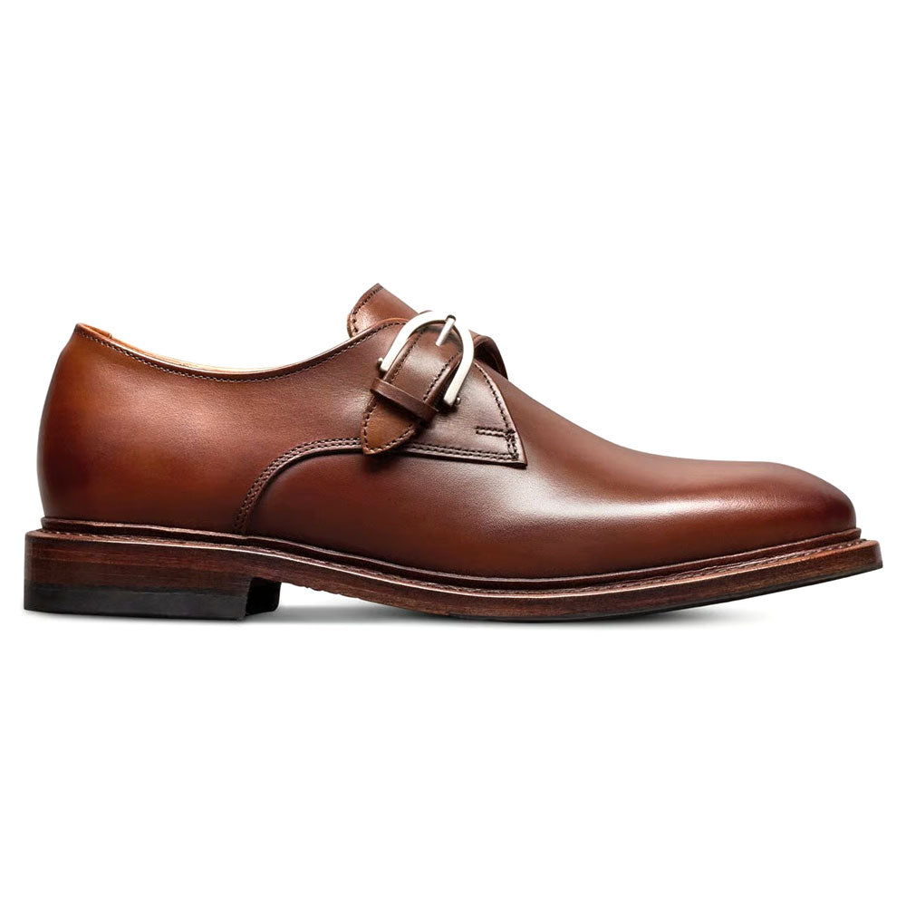 Allen Edmonds Ryder Calfskin Single Monk Strap Dress Shoe Chili (9733)