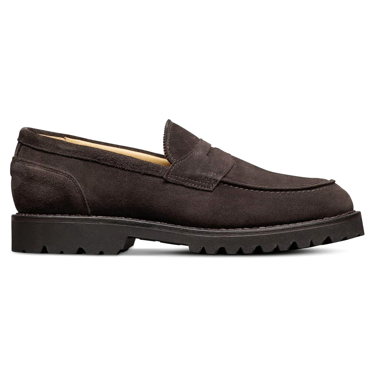 Allen Edmonds Miller Reserve Suede Lug Penny Loafer Bitter Chocolate (9790)