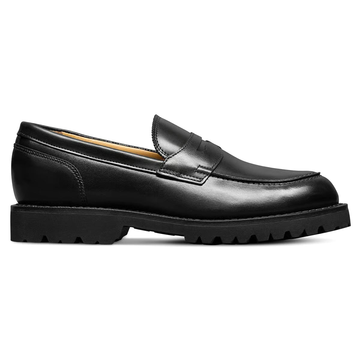 Allen Edmonds Miller Reserve Leather Lug Penny Loafer Black (9791)