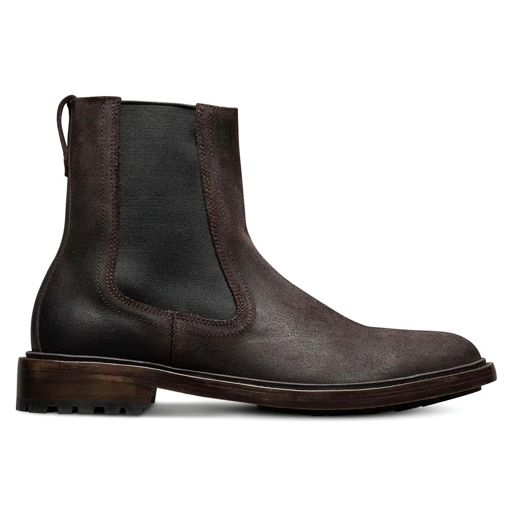 Allen Edmonds Marshall Waxy Leather Cheslea Boot Dark Brown (9838)