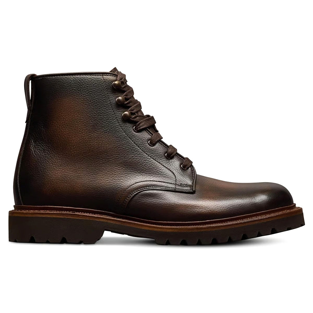 Allen Edmonds Charlton Reserve Leather Plain-Toe Boot Dark Brown (9788)