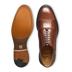 View product image 4: Allen Edmonds Manhattan Reserve Polished Calf Leather Cap-toe Oxford Dress Shoe Natural (10154)