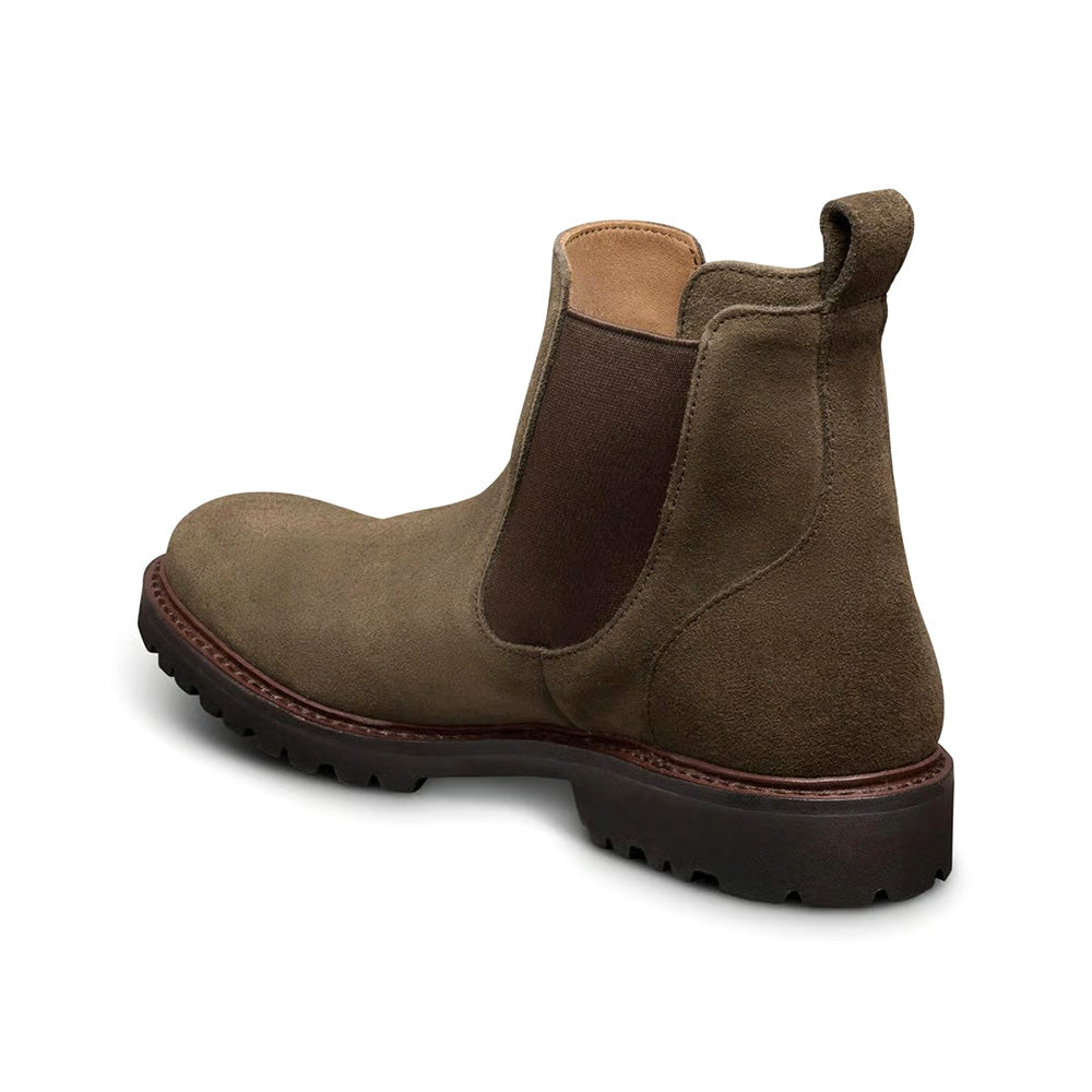 Allen Edmonds Grafton Weather-ready Suede Chelsea Boots Loden Green (10217)