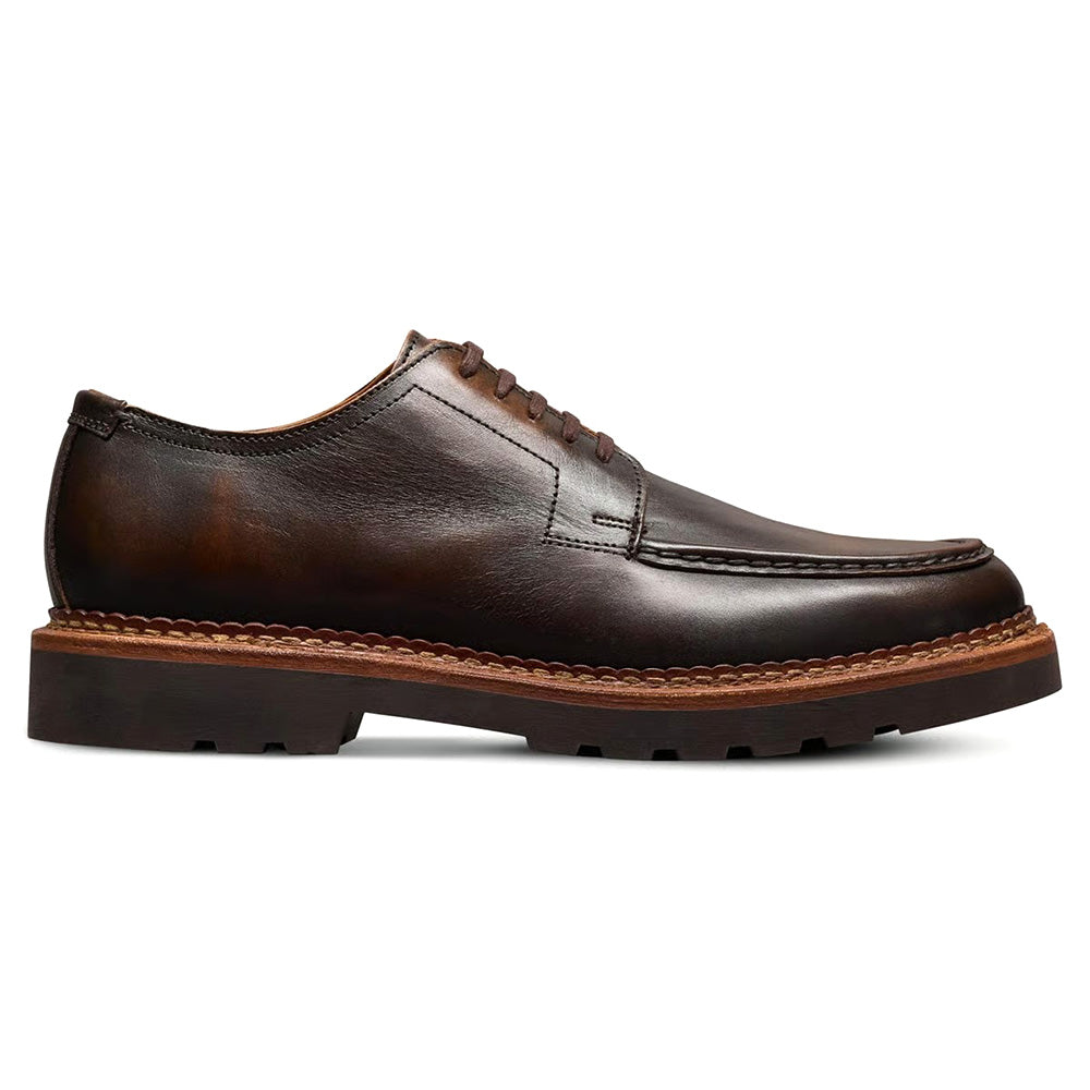 Allen Edmonds Cillian Moc-toe Derby Dress Shoe Vintage Hickory (9736)
