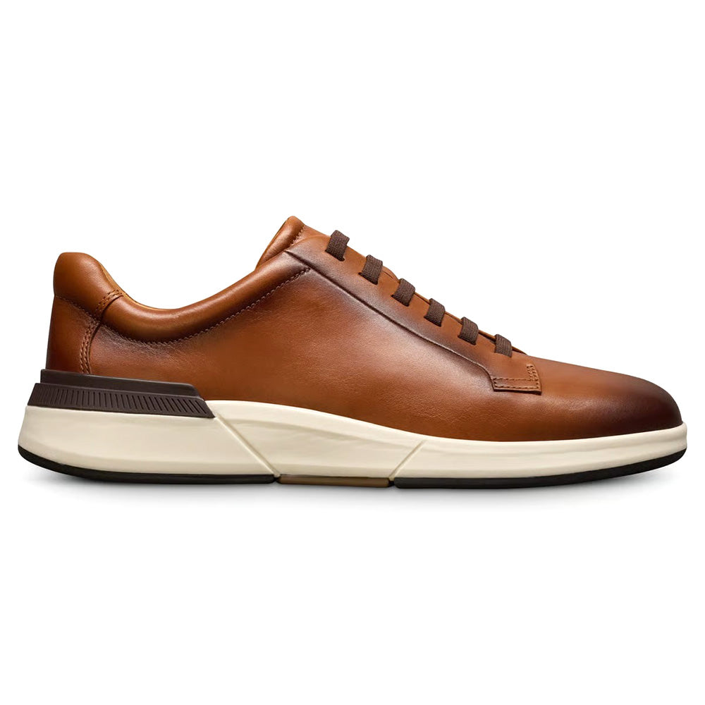 Allen Edmonds Glenn Leather Lace-Up Sneaker Chili (9583)