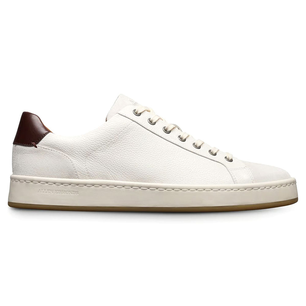 Allen Edmonds Barnes Leather Lace-Up Sneaker White (9557)