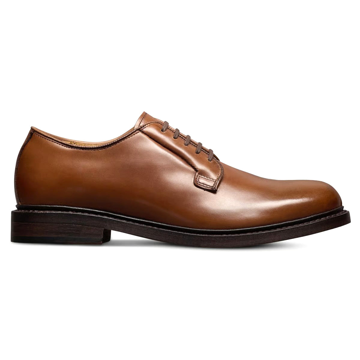 Allen Edmonds Rowan Reserve Leather Plain Toe Dress Derby Natural (9768)