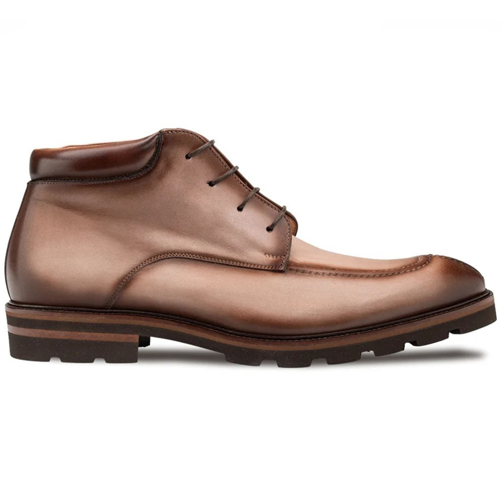 Mezlan Boreal Leather Demi Boot Derby Taupe (21972)