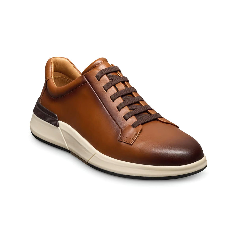 Allen Edmonds Glenn Leather Lace-Up Sneaker Chili (9583)