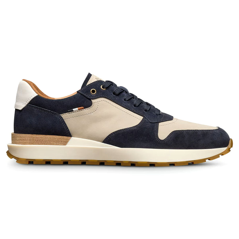 Allen Edmonds Lionel Suede & Leather Lace-Up Sneaker Navy (9262)