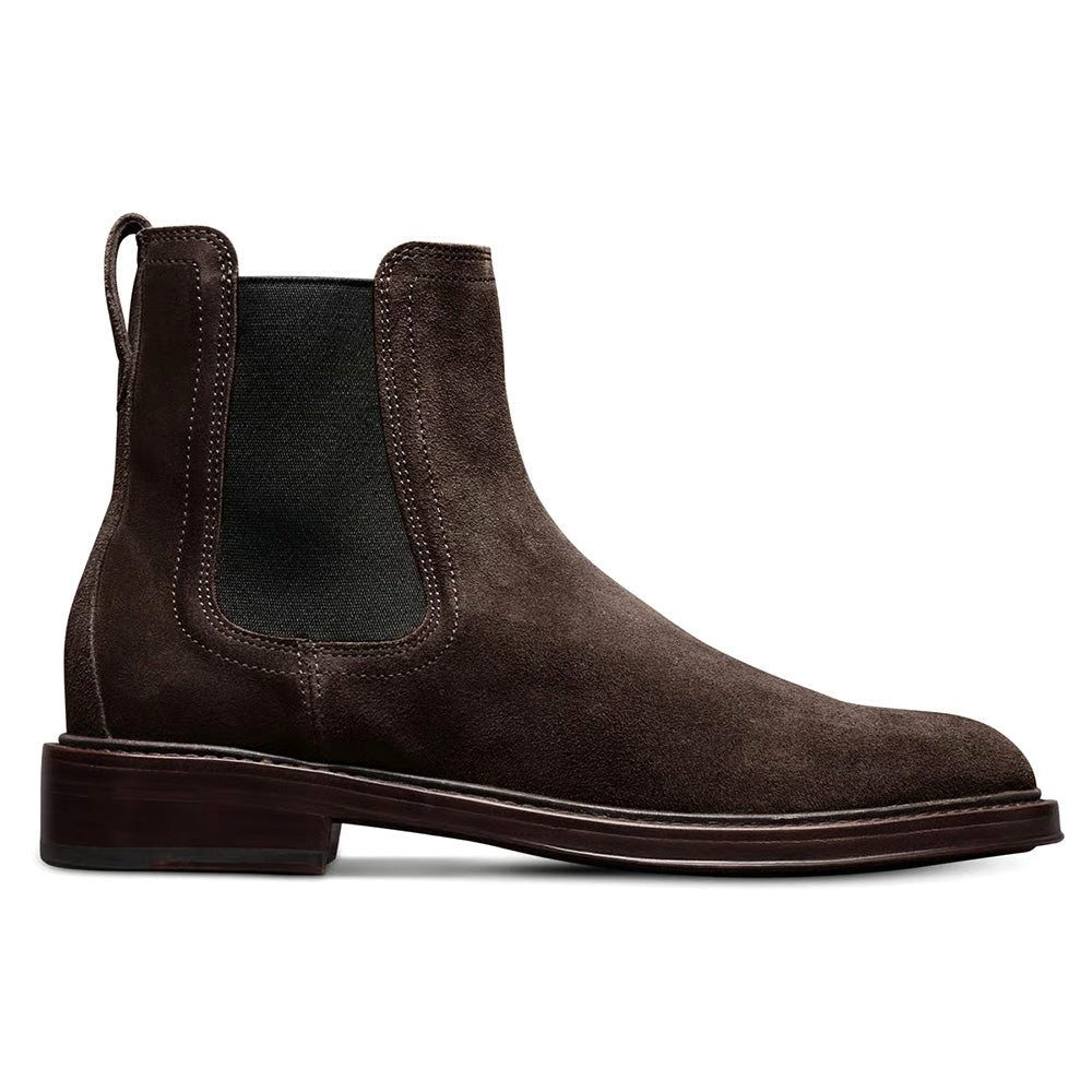 Allen Edmonds Boone Suede Cheslea Boot Bitter Chocolate (9572)