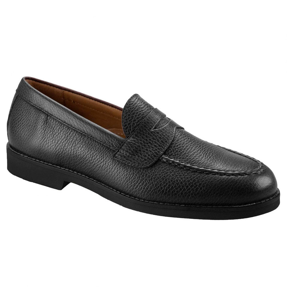 TB Phelps Grady Handsewn Calfskin Penny Loafer Black