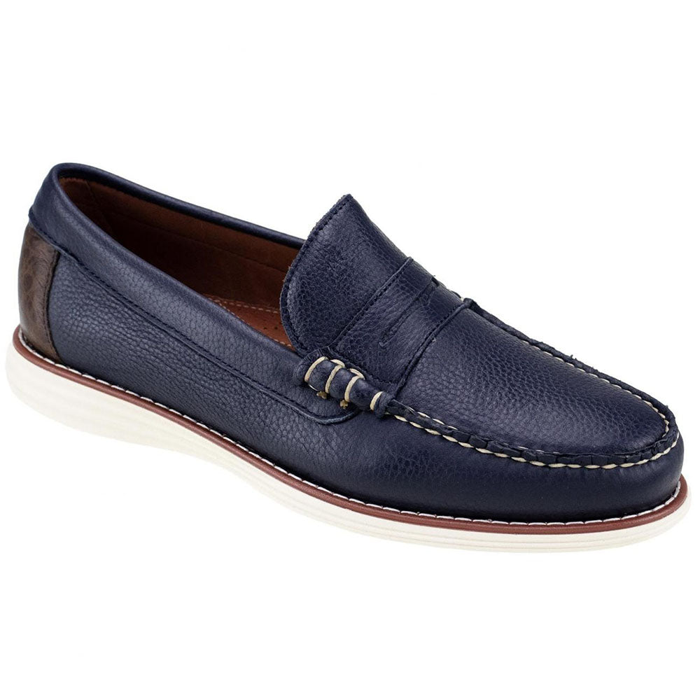 TB Phelps Freeport Sport Venetian Pebble Grain Loafer Blue