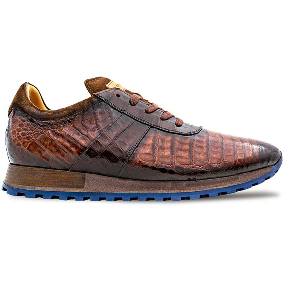 Mezlan Barrow Crocodile Sneaker Sport / Brown (50187-F)