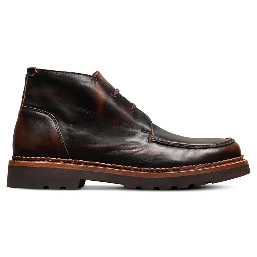 Allen Edmonds Cameron Leather Moc-Toe Chukka Boot Vintage Hickory (9787)