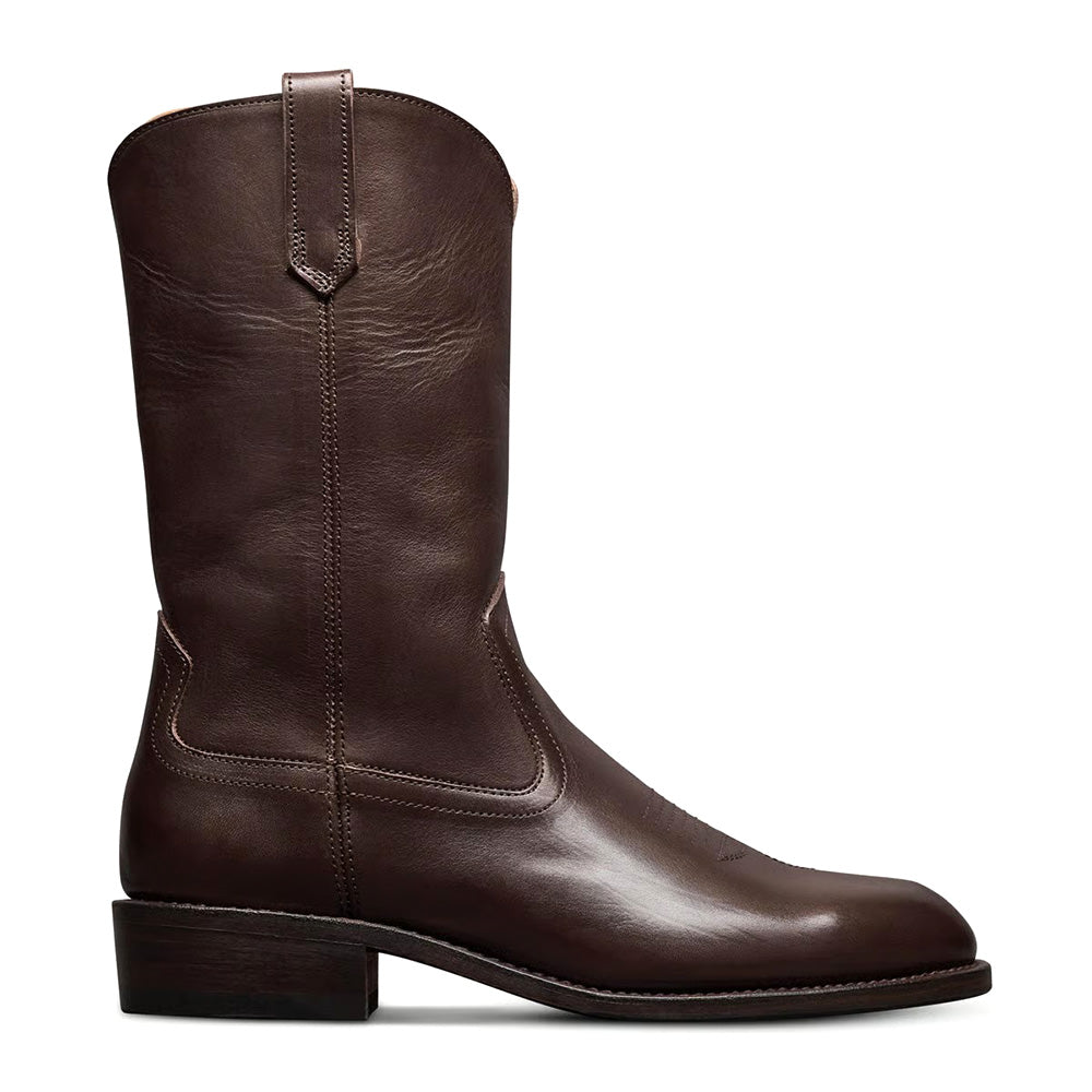 Allen Edmonds Dakota Leather Western Boot Brown (9829)