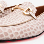 View product image 2: Vinci Leather The Orsavino Croc-Embossed Leather Loafer Beige