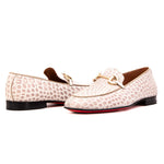 View product image 5: Vinci Leather The Orsavino Croc-Embossed Leather Loafer Beige