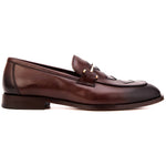 View product image 1: Vinci Leather The Venzaro Calf Leather Loafer Dark Brown