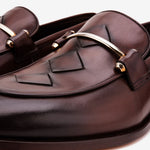 View product image 2: Vinci Leather The Venzaro Calf Leather Loafer Dark Brown