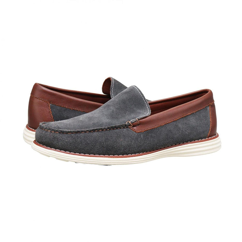 TB Phelps Freeport Handsewn Venetian Suede Loafer Slate