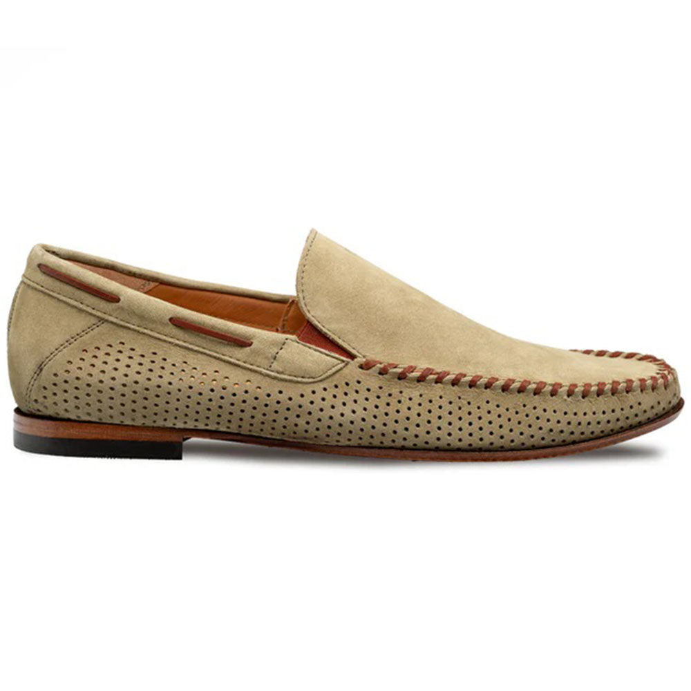 Mezlan Tossa Nubuck Moccasin Khaki (7462)