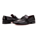 View product image 4: Vinci Leather The Raventino Patent Leather Loafer Black