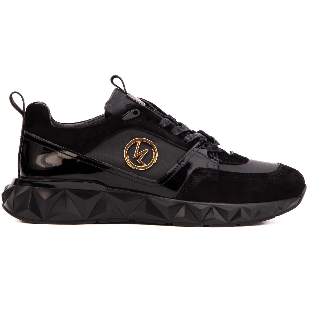 Vinci Leather The Valenzo Leather Sneaker Black