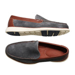 View product image 5: TB Phelps Freeport Handsewn Venetian Suede Loafer Slate