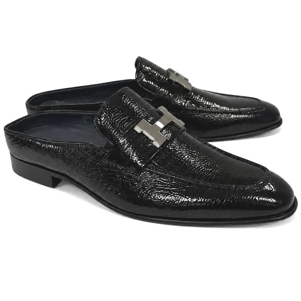 Corrente C01993-3890V H Buckle Vita Mules Black