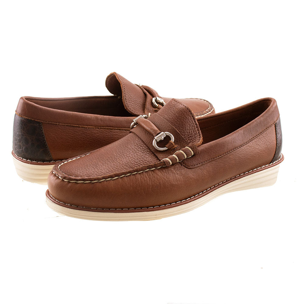 TB Phelps Freeport Bridge Bits® Loafer Gridiron Brown