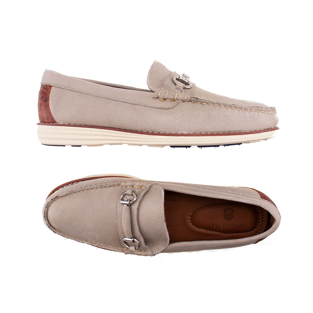 TB Phelps Freeport Bridge Bits® Loafer Grey