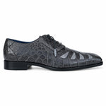 View product image 1: Belvedere Simone Two-Tone Genuine American Alligator Derby Gray / Light Gray (R110)