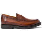 View product image 1: Aquatalia Bergamo Tumbled Leather Penny Loafer Cognac