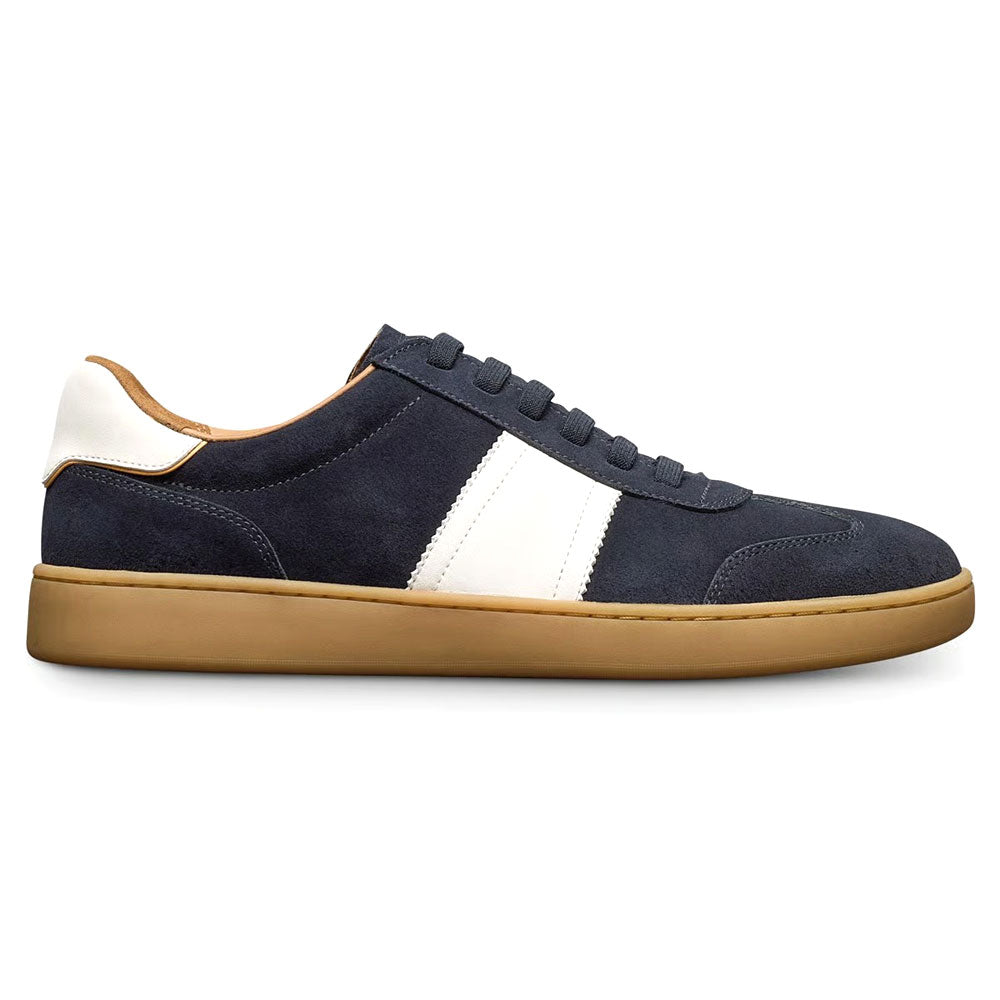 Allen Edmonds Ludlow Leather & Suede Slip-on Stretch-lace Sneaker Navy (9079)