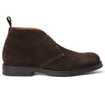 View product image 1: Aquatalia Brindisi Suede Lace Up Chukka Boot Dark Brown