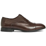 View product image 1: Aquatalia Centro Calfskin Leather Cap Toe Oxford Dark Brown