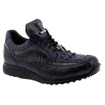 View product image 1: Mauri 8453 Hornback / Ostrich Leg/ Baby Croc Sneaker Wonder Blue & Light Grey