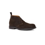View product image 2: Aquatalia Brindisi Suede Lace Up Chukka Boot Dark Brown