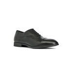 View product image 2: Aquatalia Centro Calfskin Leather Cap Toe Oxford Black
