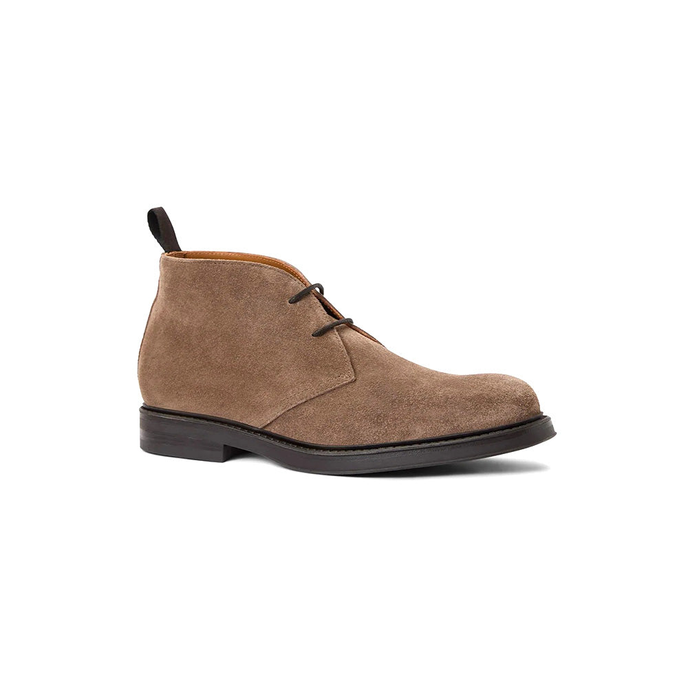 Aquatalia Brindisi Suede Lace Up Chukka Boot Taupe