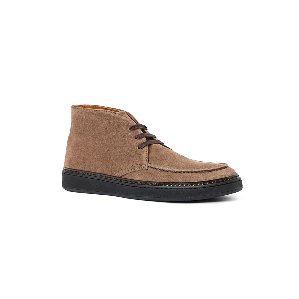 Aquatalia Bronte Suede Lace Up Chukka Boot Taupe