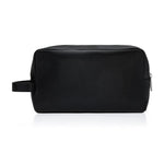 View product image 2: Moreschi Monoviso Pebble Grain Leather Toiletry Bag Black