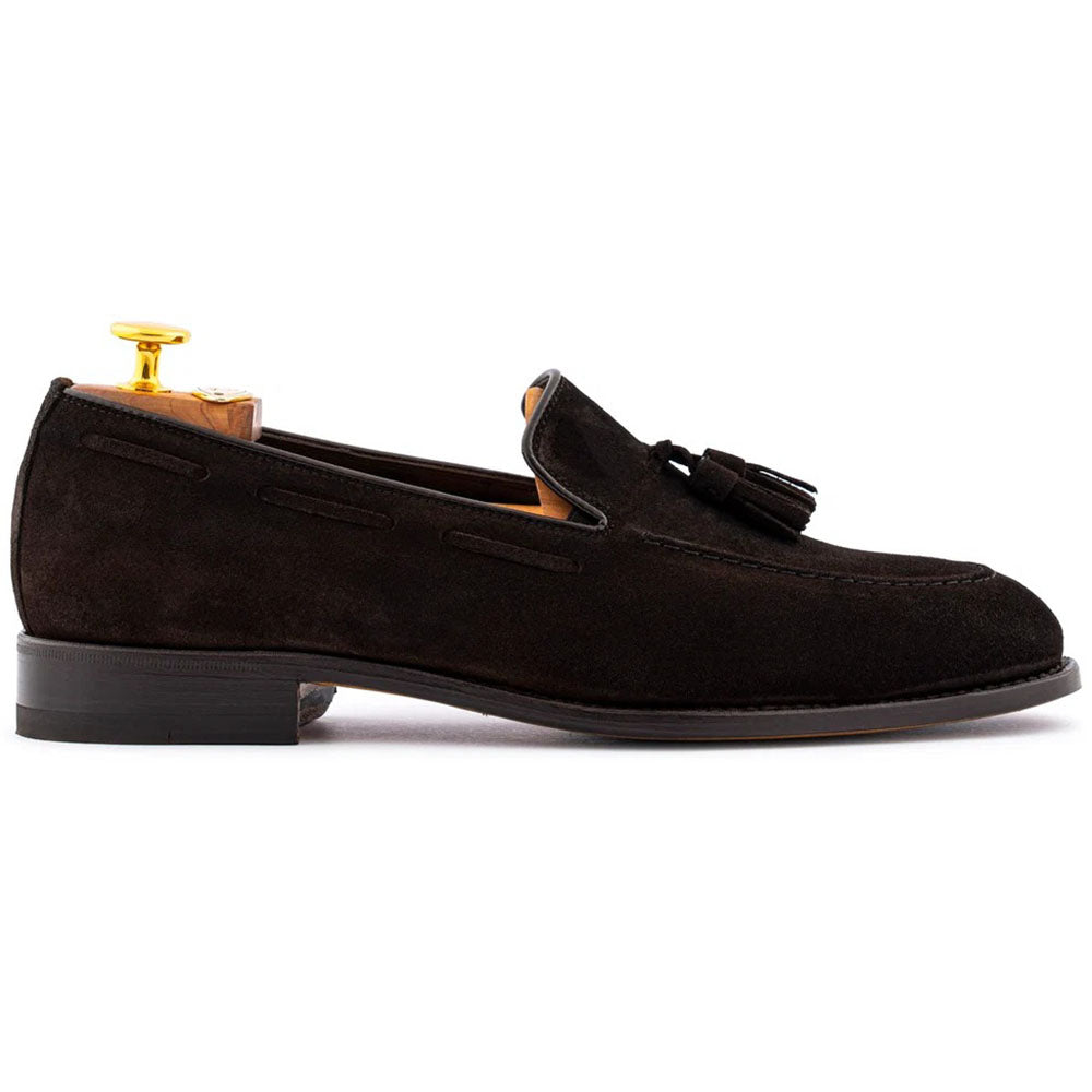 Harris Firenze 1913 Suede Tassel Moccasin Black