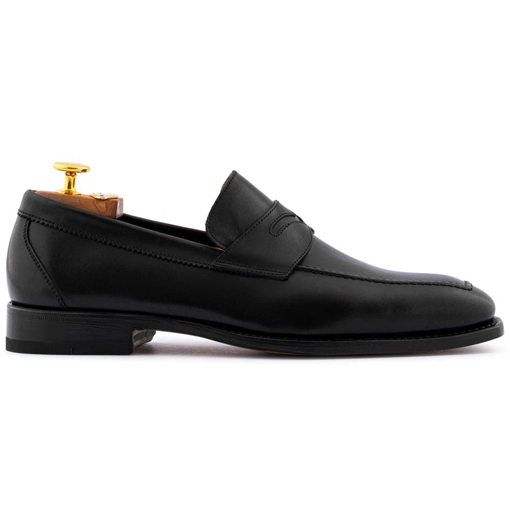 Harris Firenze 1913 Full Grain Leather Moccasin Black