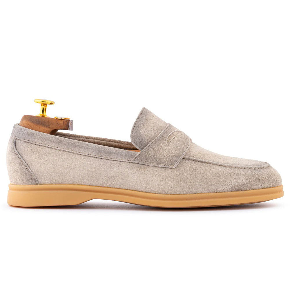 Harris Firenze 1913 Suede Penny Moccasin Sand