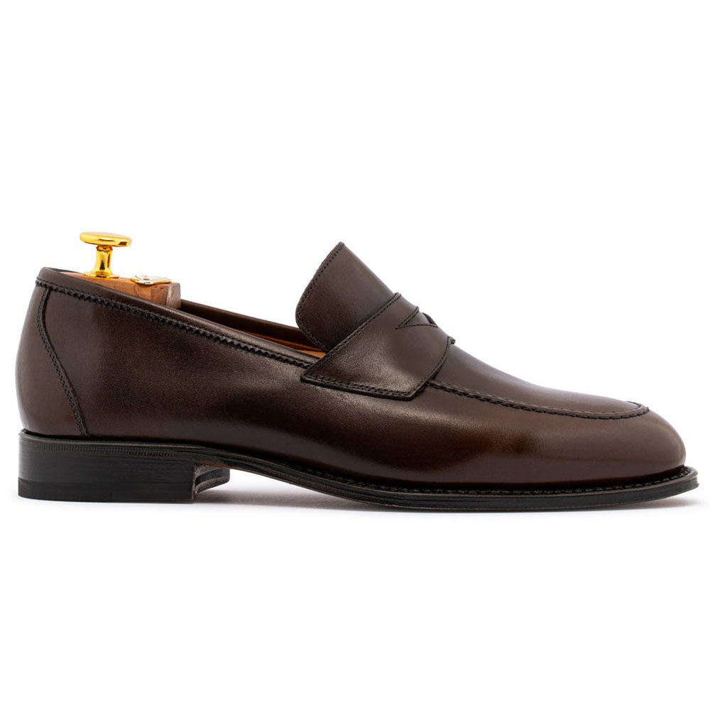 Harris Firenze 1913 Leather Penny Moccasin Brown